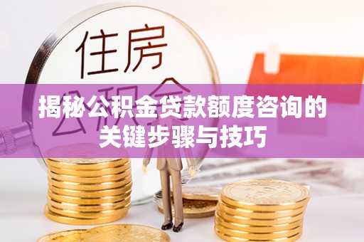 红原揭秘公积金贷款额度咨询的关键步骤与技巧