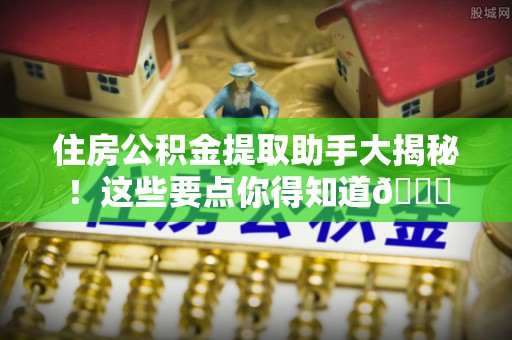 红原住房公积金提取助手大揭秘！这些要点你得知道😎