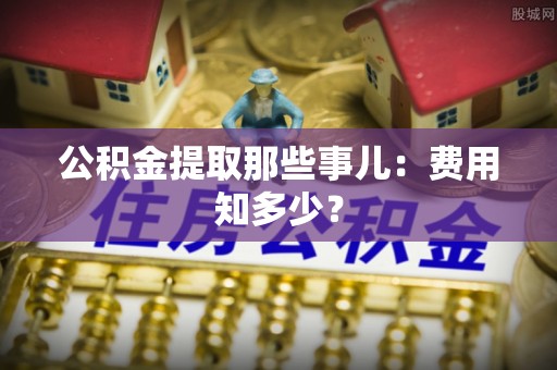 红原公积金提取那些事儿：费用知多少？