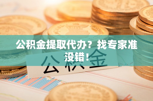 红原公积金提取代办？找专家准没错！