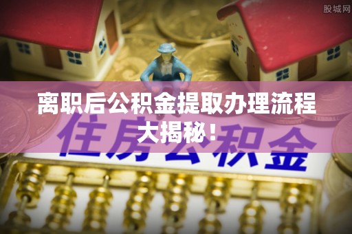 红原离职后公积金提取办理流程大揭秘！