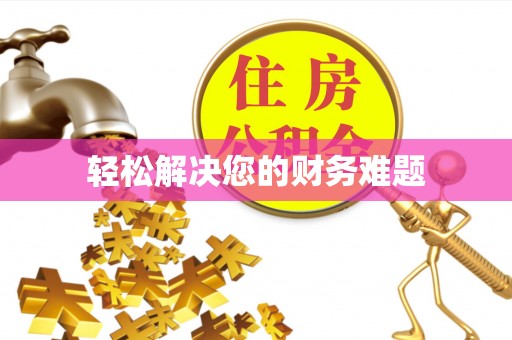 红原轻松解决您的财务难题